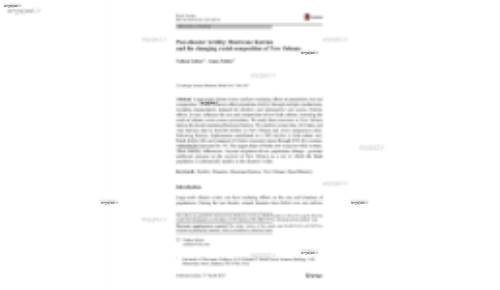 Post-disaster fertility: Hurricane Katrina and the changing racial composition of New Orleans